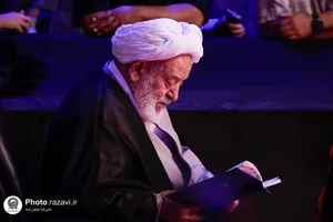 تشرف حجت&zwnj;الاسلام حسین انصاريان به حرم مطهر رضوی