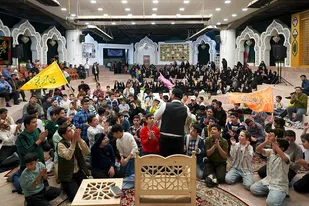جشن میلاد حضرت زینب سلام الله علیها در گلزار شهدای گمنام مشهد