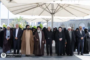تشییع پیکر والده مکرمه آیت الله صدر حسینی