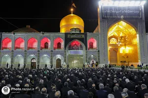 مراسم شام غریبان امام رضا علیه&zwnj;السلام در حرم مطهر رضوی