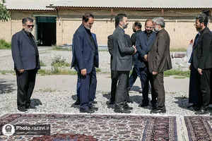 بهره&zwnj;برداری از تجهیزات جدید قالیشویی شرکت فرش آستان قدس رضوی