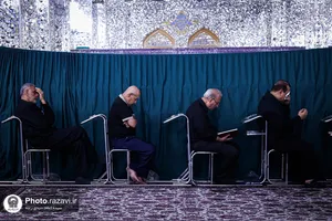 عزاداری زائران عرب&zwnj;زبان در حرم مطهر رضوی