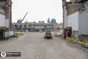 بازدید قائم مقام تولیت آستان قدس رضوی از پروژه&zwnj;های عمرانی حرم مطهر