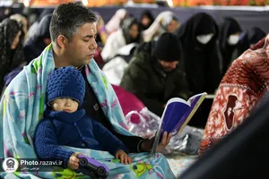 حضور نوجوانان دهه هشتادی در مراسم احیا ماه مبارک رمضان