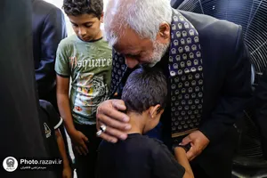 تشرف کاروان سفیران امام رئوف به حرم امامزاده سید محمد