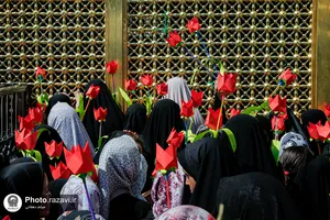 عزاداری هیئت کودکان در حرم مطهر رضوی