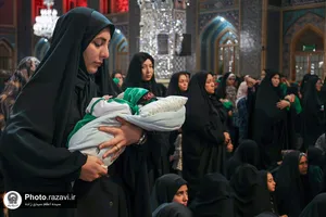 همایش "شیرخوارگان حسینی" در حرم مطهر رضوی-2