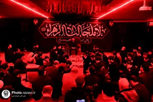 عزاداری ایام فاطمیه در مؤسسه جوانان آستان قدس رضوی-2