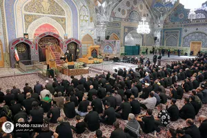 مقتل خوانی روز عاشورا در حرم مطهر رضوی