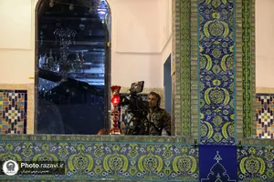 پوشش رسانه ای مراسم شب قدر حرم مطهر رضوی