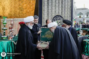 آیین اذن عزای ماه محرم در حرم مطهر رضوی-2