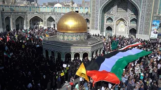 اعلام همبستگی با مردم فلسطین، در صحن قدس حرم مطهر رضوی