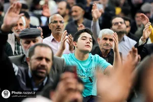 مراسم جشن روز نیمه شعبان در حرم مطهر رضوی