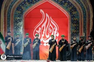 آیین ابوقربه، لیله العباس در حرم مطهر رضوی