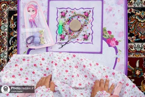 دخترانه در حرم امام مهربانی&zwnj;ها