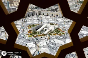 گل آرایی حرم مطهر رضوی در دهه کرامت