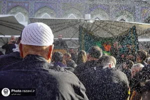 عزاداری تاسوعای حسینی در حرم مطهر رضوی-1