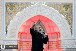 چهارپایه خوانی سالروز شهادت امیرالمؤمنین در حرم مطهر رضوی