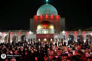آیین افتتاح حسینیه شهدا در حرم مطهر رضوی