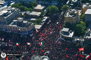 تشییع پیکر رهبر شهید انقلاب در مشهد مقدس-1