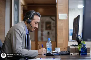 پاسخگویی تلفنی معاون بهره&zwnj;وری املاک و اراضی بنیاد رضوی به مخاطبان سامانه ۱۳۸