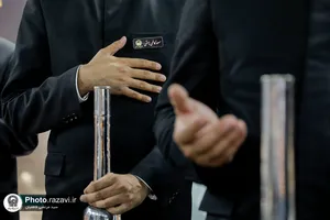 نواختن آخرین نقاره قبل از ماه محرم در حرم مطهر رضوی
