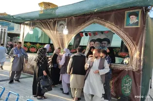 مجتمع میان‌راهی شماره ۲۰ امام رضا (ع) میزبان سوگواران افغانستانی ایام تشییع رهبر شهید