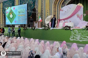جشن تکلیف دختران جهان اسلام در حرم مطهر رضوی
