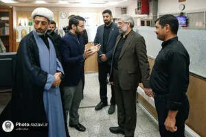 حضور مدیر عالی حرم مطهر رضوی در تحریریه آستان نیوز