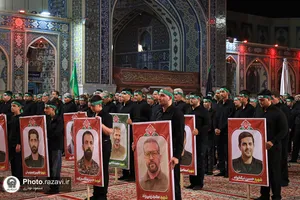 عزاداری سنتی شب ششم محرم در &laquo;حسینیه حرم&raquo;