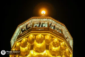 طنین&zwnj; الله اکبر در حرم مطهر رضوی