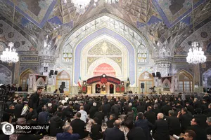 اجتماع عزاداران آذری زبان در رواق امام خمینی (ره)