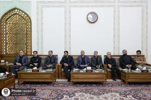 دیدار اعضای کمیسیون اصل ۹۰ مجلس شورای اسلامی با تولیت آستان قدس رضوی
