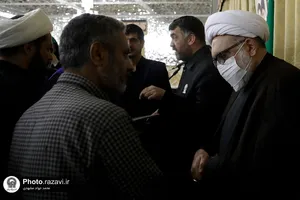 دیدار جمعی از موکبداران دهه آخر صفر با تولیت آستان قدس رضوی