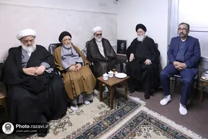 گرامیداشت شهدای خدمت در بیت آیت الله علم&zwnj;الهدی