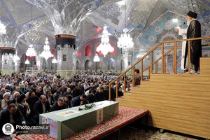 تشییع پیکر شهید سیدهاشم حسینی در حرم مطهر رضوی