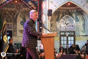 عزاداری سنتی شب ششم محرم در &laquo;حسینیه حرم&raquo;