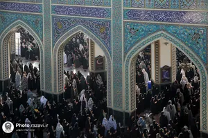 اقامه نماز عید فطر در حرم مطهر رضوی-1