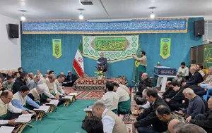 نوای ملکوتی قرآن در حسینیه امام رضا علیه&zwnj;السلام معطر به شمیم رضوی/ گزارش تصویری
