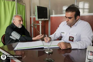 خدمت&zwnj;رسانی موسسه درمانی آستان قدس رضوی در اربعین حسینی