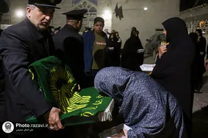 حضور خدام در مراسم عزاداری شهادت امام جواد علیه السلام در مساجد حاشیه شهر