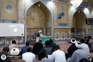 اعتکاف علمی طلاب در مدرسه تابستانی دارالعلم حرم مطهر رضوی-1