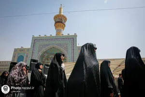 تشرف اعضای هیأت علمی دانشگاه&zwnj;های مشهد به حرم مطهر رضوی