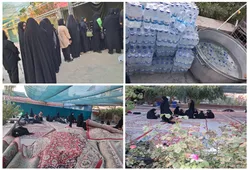 تجربه دهه پایانی ماه صفر؛ یاری‌دهنده زائران مراسم بدرقه رهبر شهید در مشهدالرضا (ع)