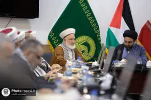 تشرف جمعی از  مسئولان کشور فلسطین به بارگاه منور رضوی