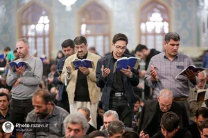 مراسم احیا شب بیست و سوم ماه مبارک رمضان در حرم مطهر رضوی-1