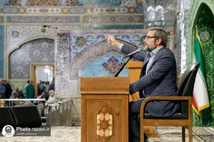 جشن میلاد پیامبر اکرم و امام صادق علیهما السلام در رواق امام خمینی حرم مطهر رضوی