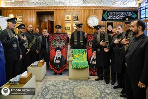 تشرف کاروان خدام حرم امام رضا علیه&zwnj;السلام به حرم امامین کاظمین