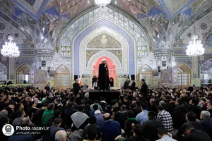 چهارپایه خوانی سالروز شهادت امیرالمؤمنین در حرم مطهر رضوی
