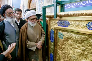 آیین خطبه‌خوانی خادمان حرم مطهر حضرت معصومه سلام الله علیها